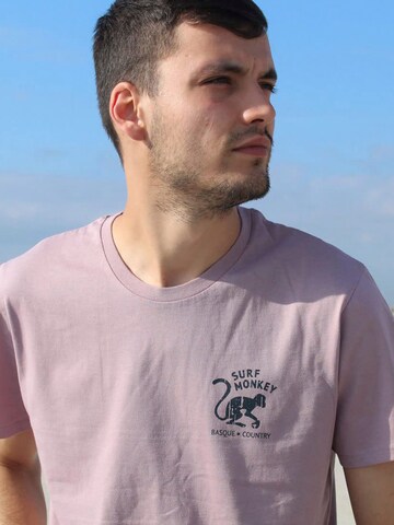 Surf Monkey Shirt in Lila