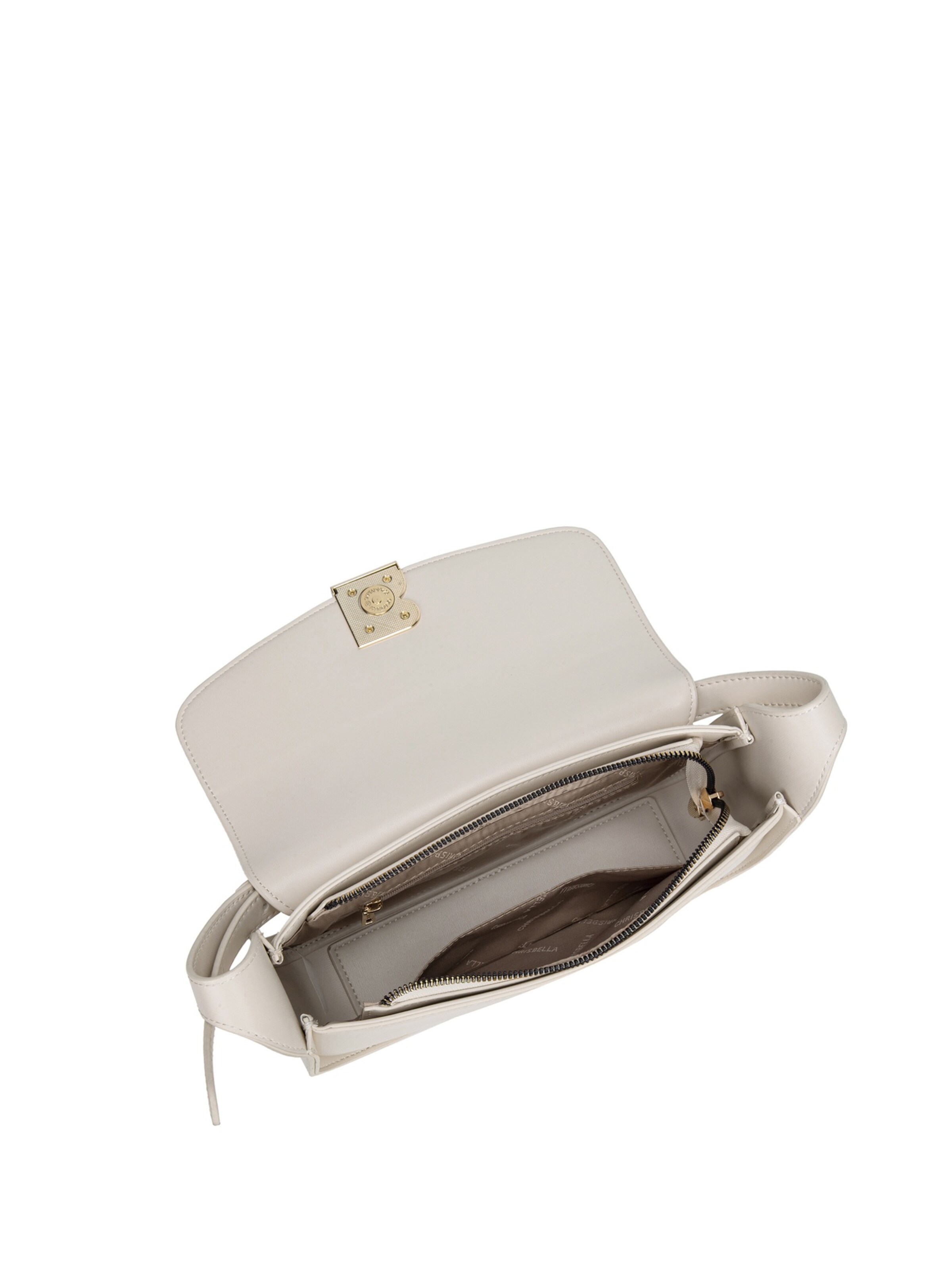 Chrisbella Crossbody Bag in Beige