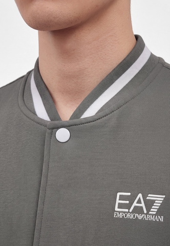 EA7 Emporio Armani Sweatjacka i grå: framsida