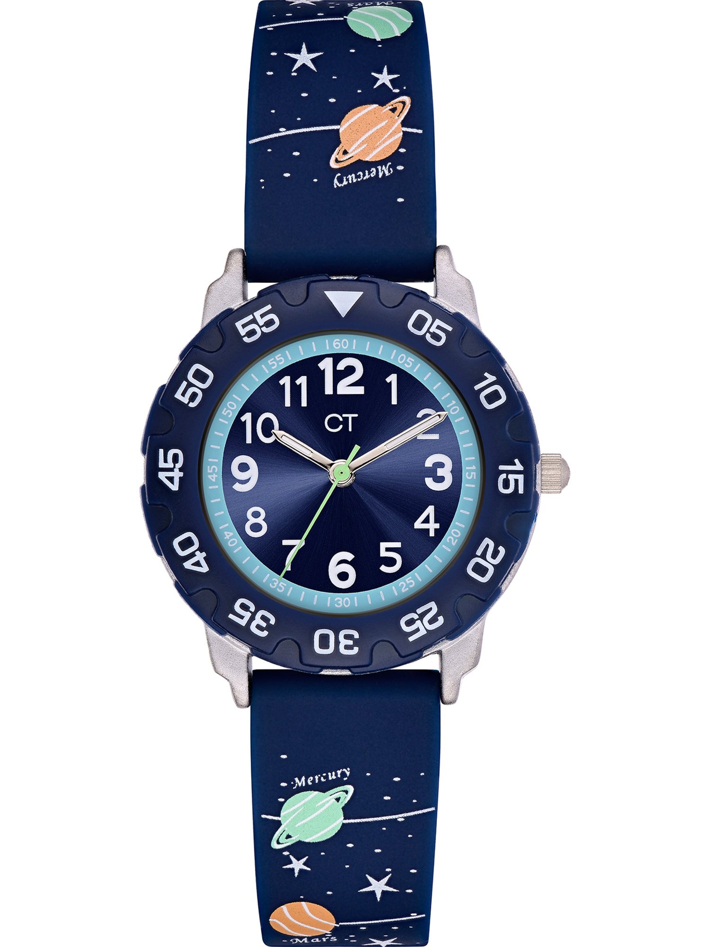 Cool Time Watch in Blue: front
