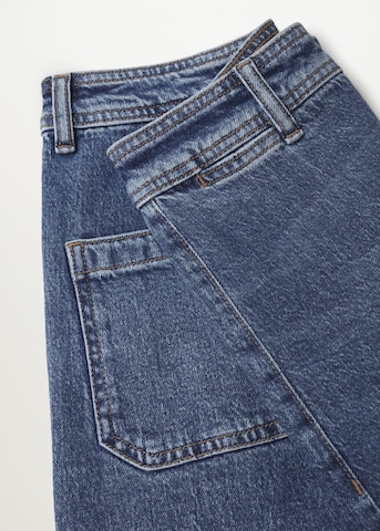 MANGO Wide Leg Jeans 'Catherin' i blå