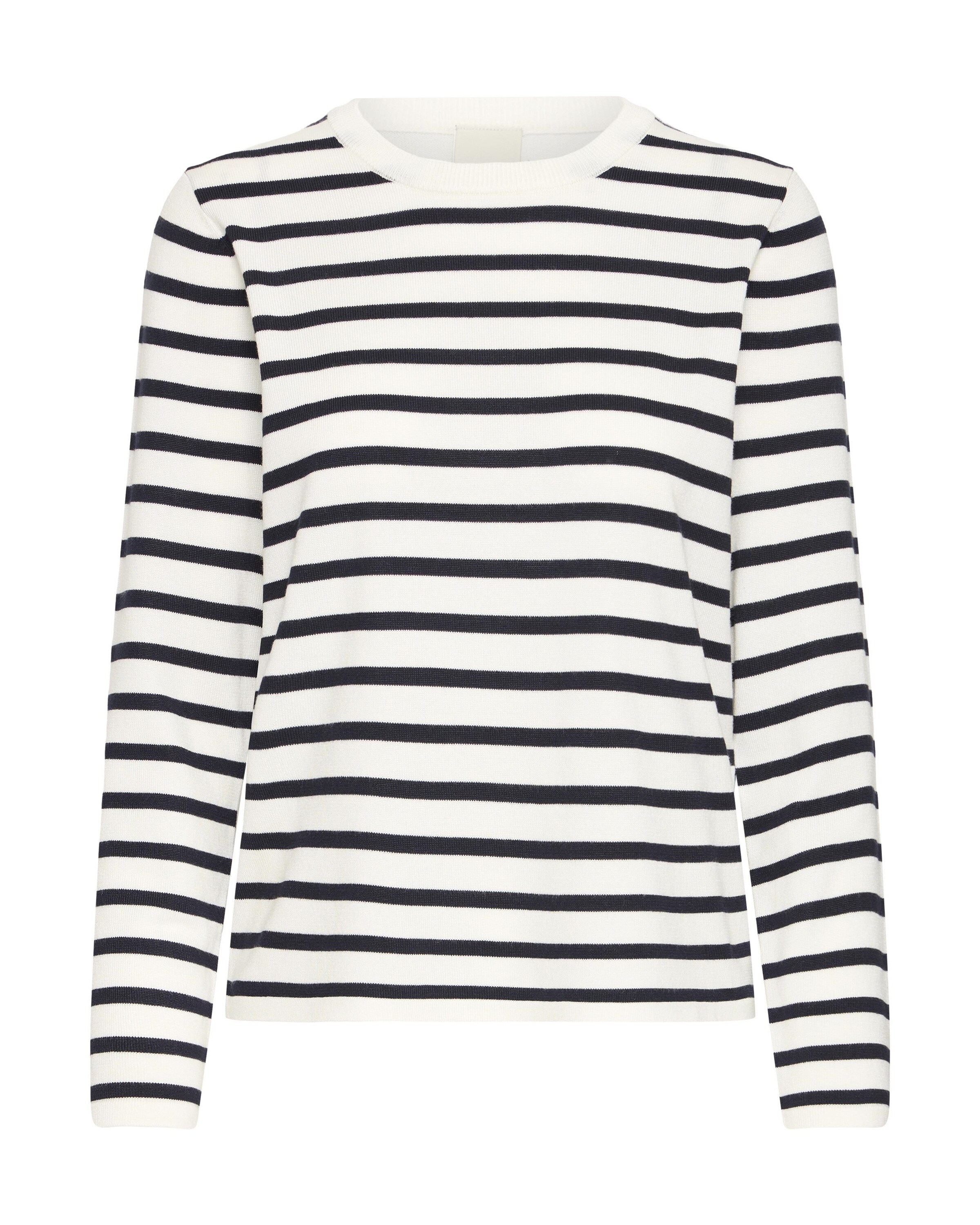Pull-over 'LULS' ICHI en blanc : devant
