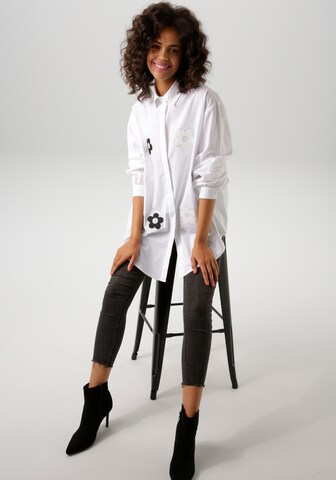 Aniston CASUAL Bluse in Weiß