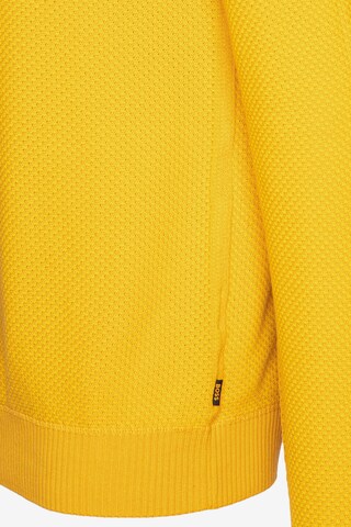 BOSS Pullover 'Keyrete' in Gelb