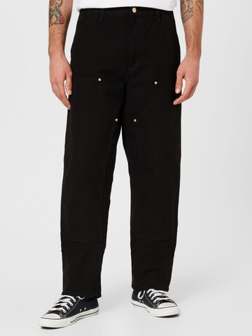 Carhartt WIP Loose fit Trousers in Black: front