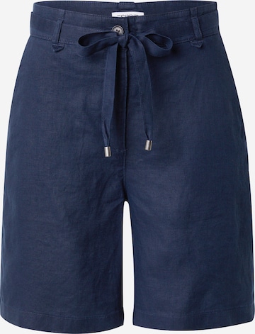 ESPRIT Ohlapna forma Chino hlače | modra barva: sprednja stran