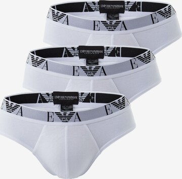 Slip di Emporio Armani in bianco: frontale