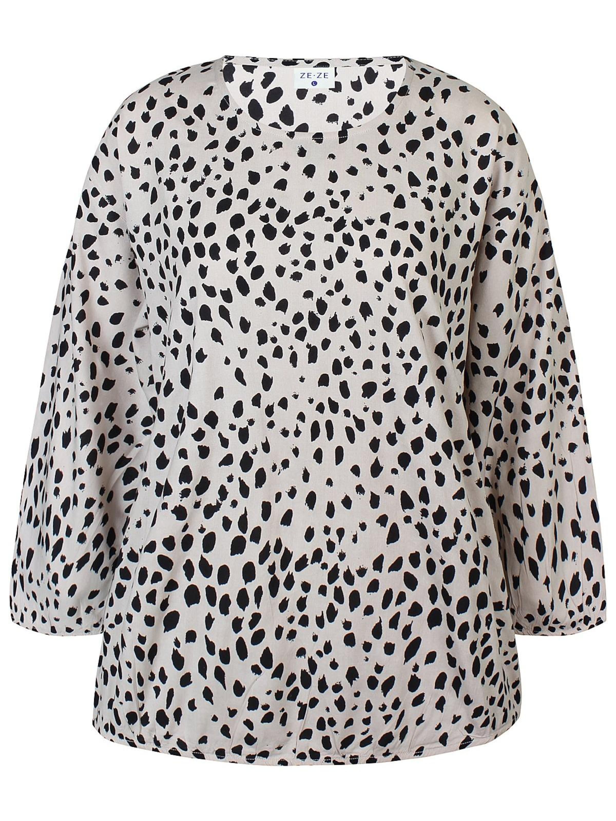 ze-ze Bluse 'Relly 520' in Beige: Vorderseite