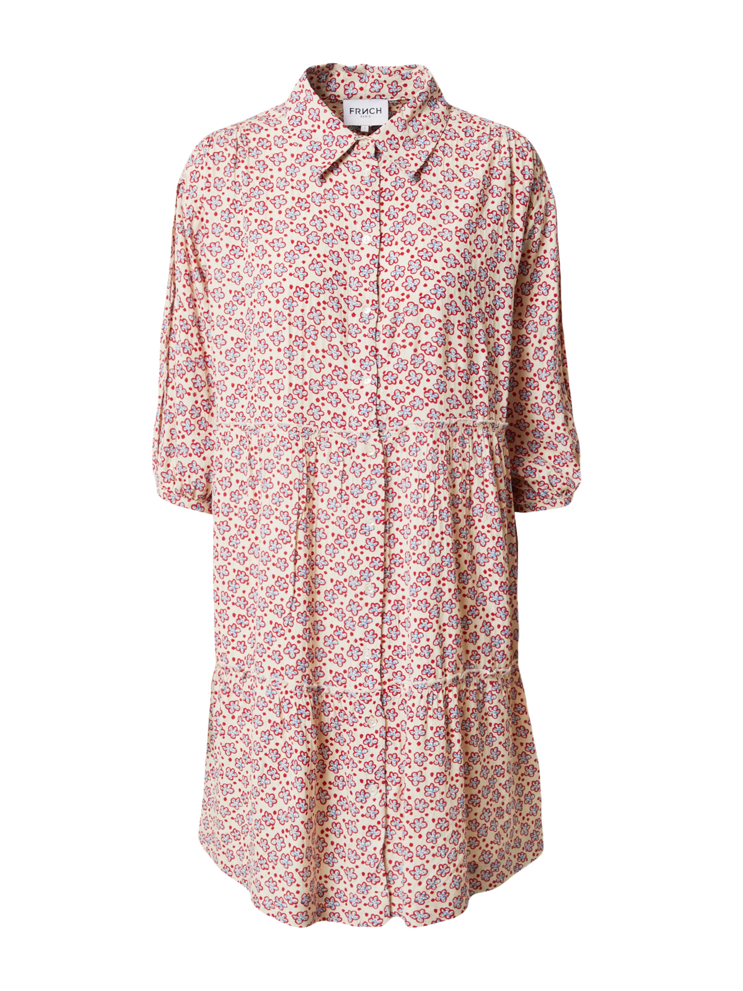 FRNCH PARIS Blusekjole 'ELINE' i beige: forside