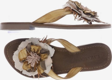 LAZAMANI Sandals & High-Heeled Sandals in 36 in Beige: front