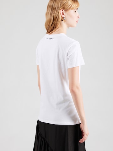 Karl Lagerfeld Shirt 'ESSENTIAL' in White