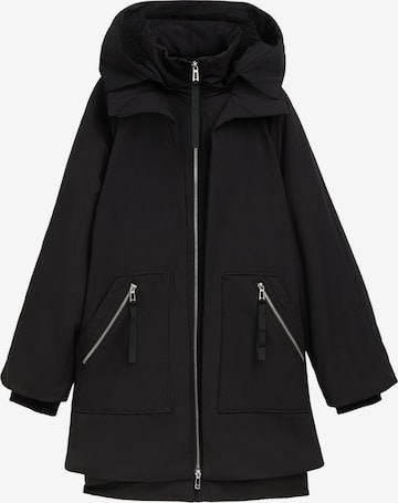 TOM TAILOR DENIM Winterparka in Schwarz: Vorderseite