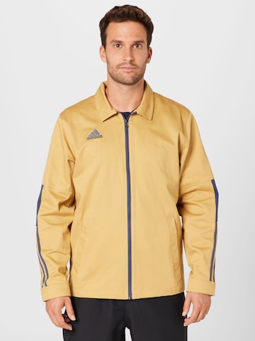 ADIDAS SPORTSWEAR Training Jacket 'Tiro' in Beige: front