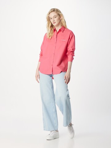 Calvin Klein Jeans Bluse in Pink