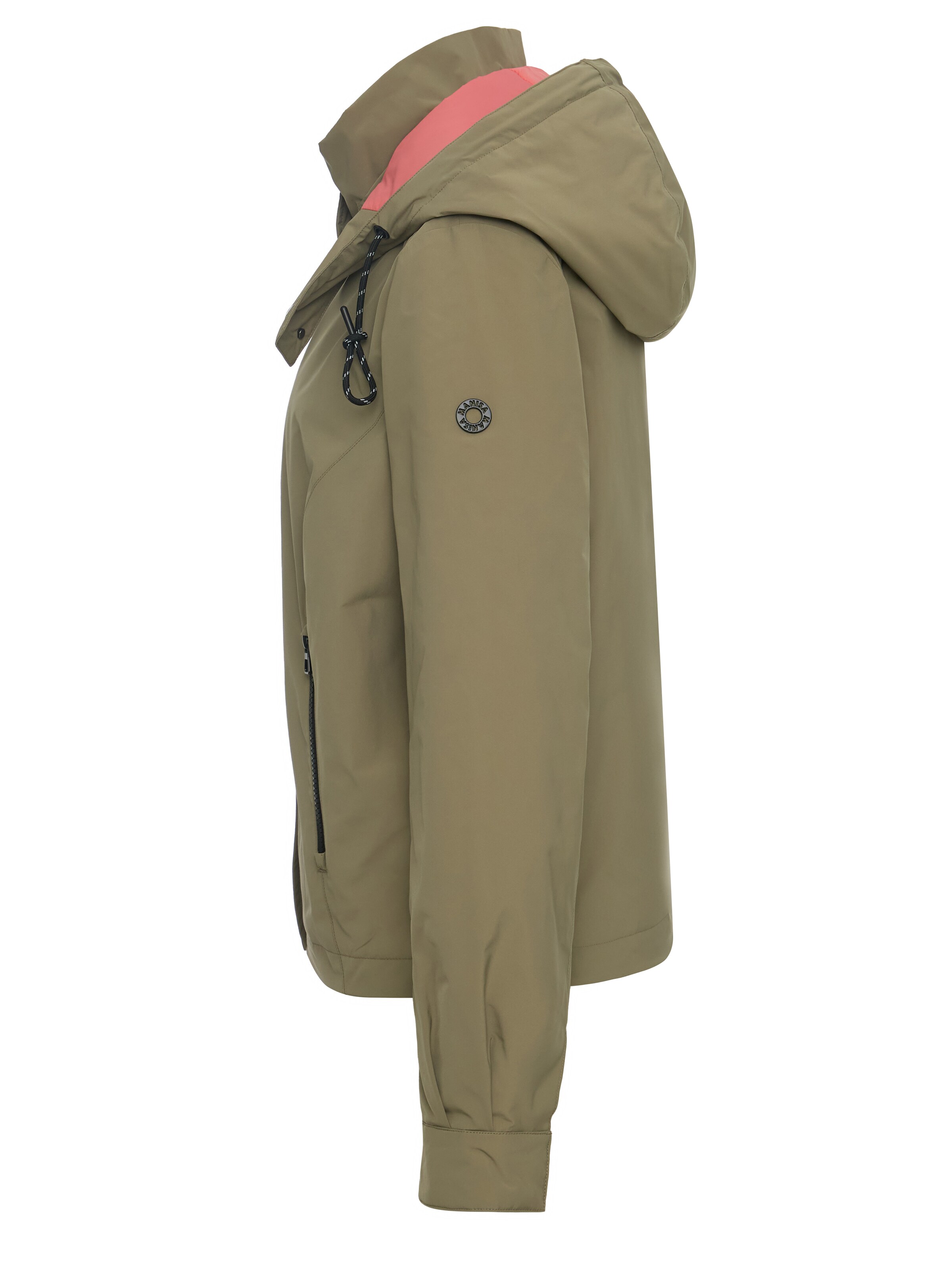 MANISA Between-season jacket 'Parka' in Green