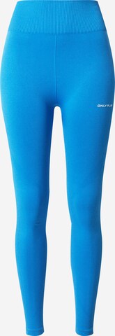 ONLY PLAY Skinny Workout Pants 'Evana' in Blue: front