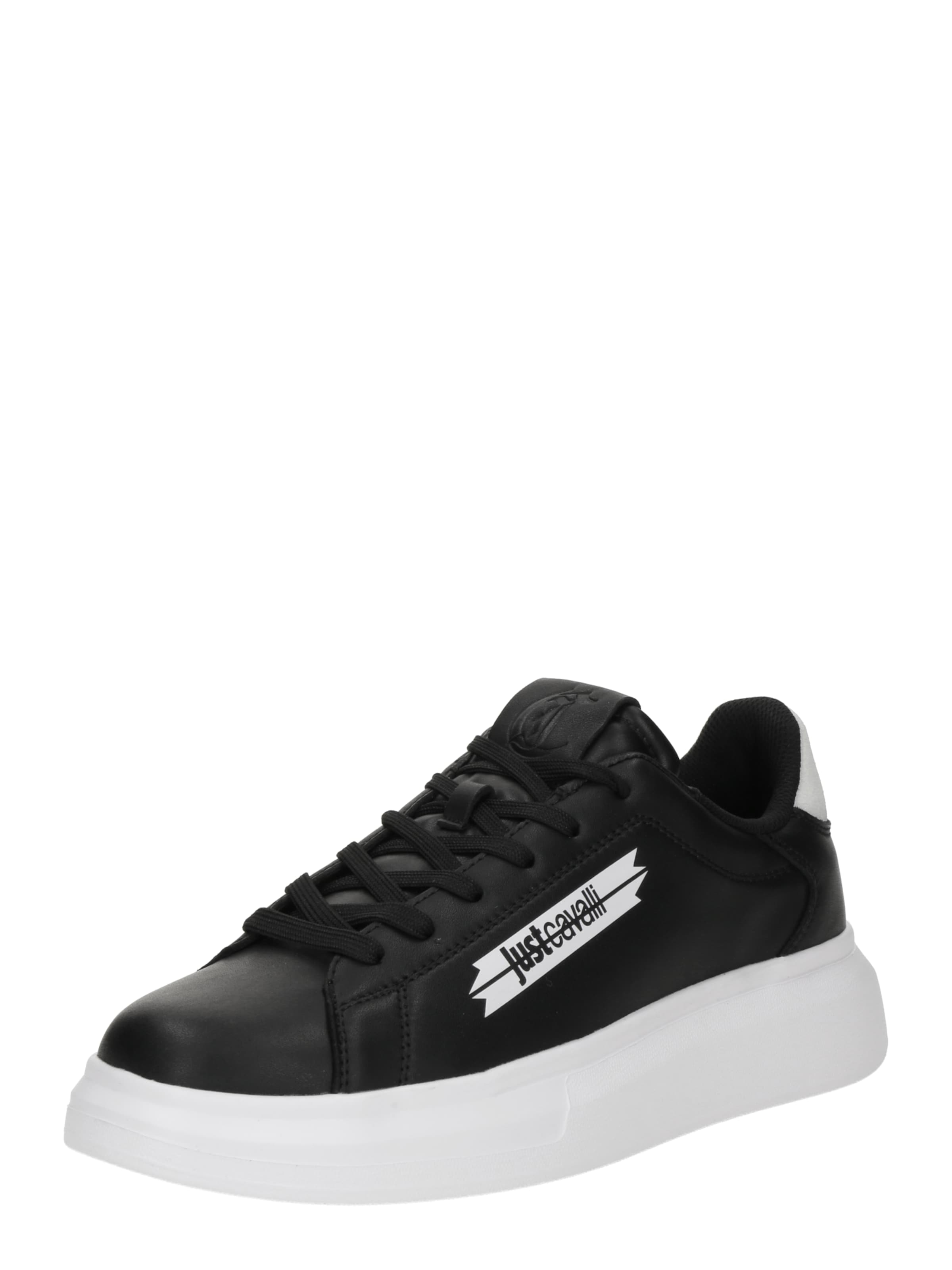 Sneaker bassa 'FONDO URSA DIS. 2' di Just Cavalli in nero: frontale