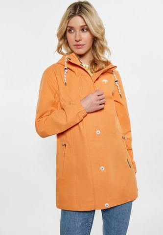 Schmuddelwedda Toiminnallinen takki värissä oranssi: edessä