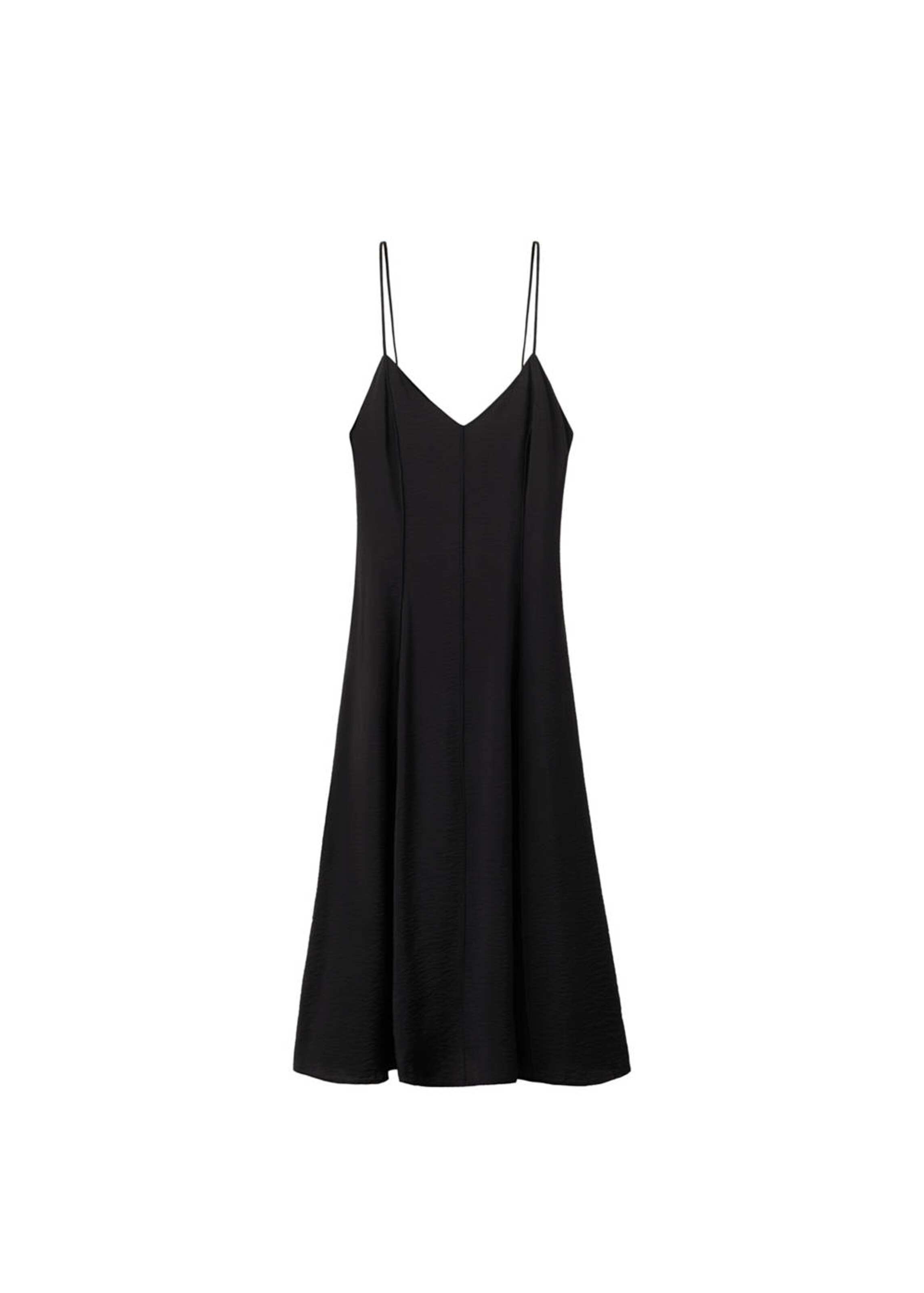 MANGO Kleid 'Spring' in Schwarz: Vorderseite