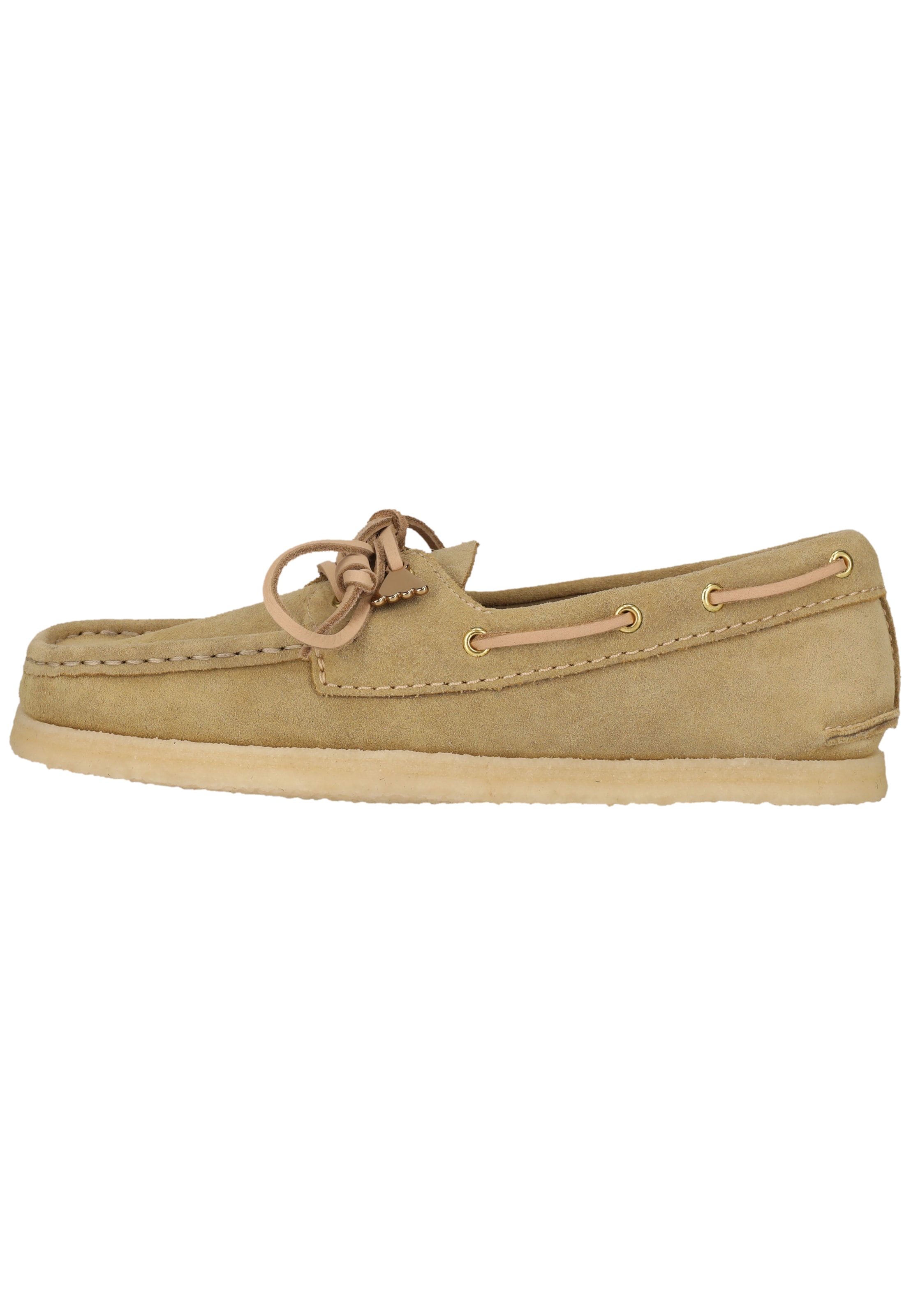 CLARKS Lace-up shoe 'Godney Boat' in Brown