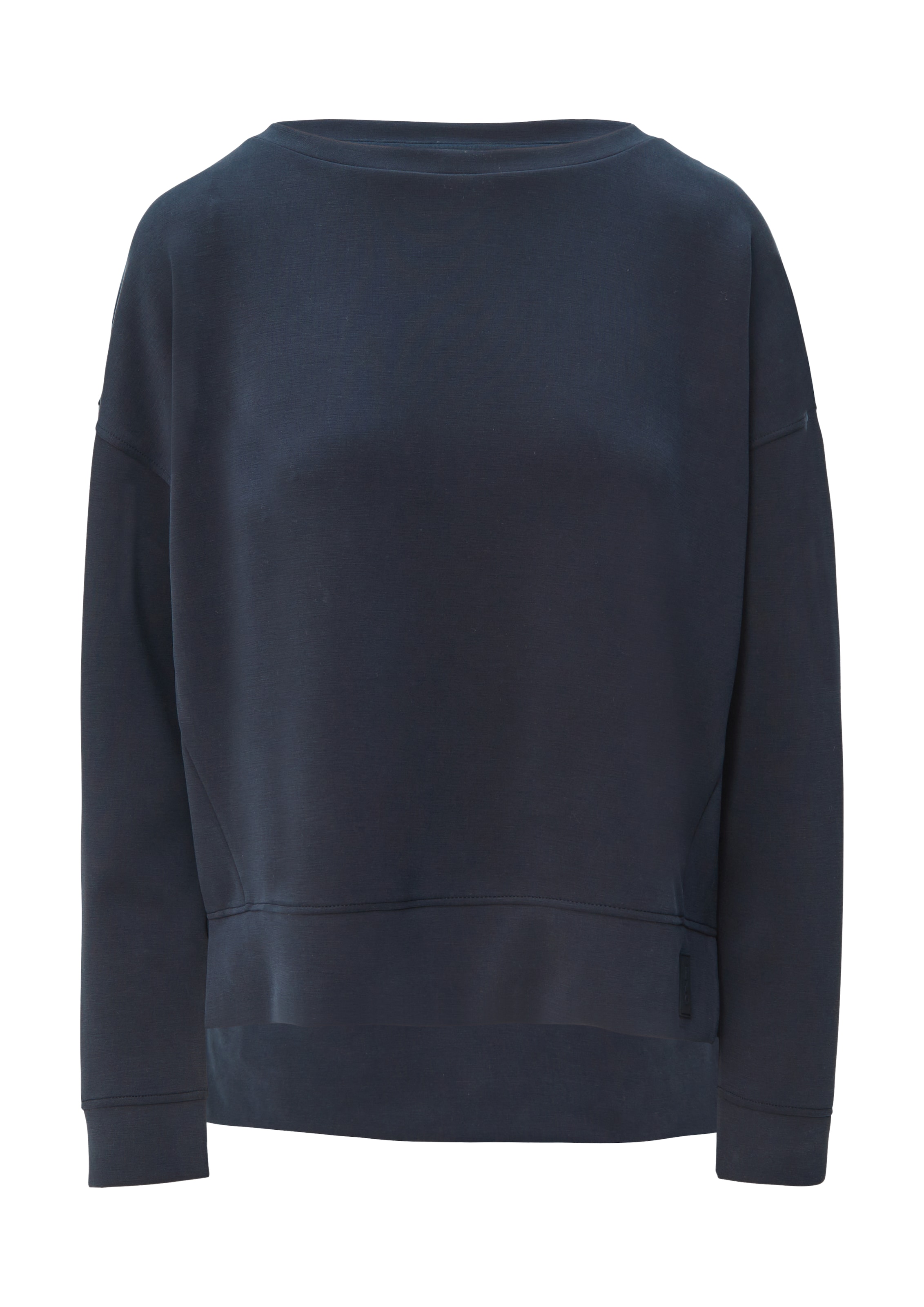Sweat-shirt comma casual identity en bleu : devant