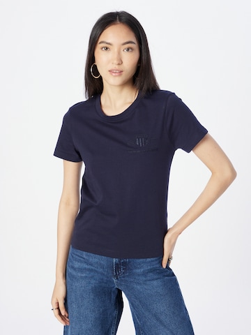 GANT - Camisa em azul: frente