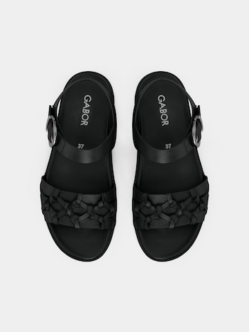 GABOR - Sandália em preto