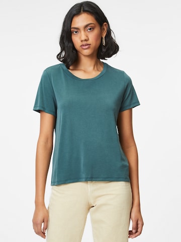 Monki Shirt in Groen: voorkant