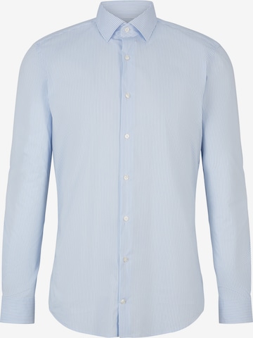 STRELLSON Slim fit Button Up Shirt 'Santos' in Blue: front