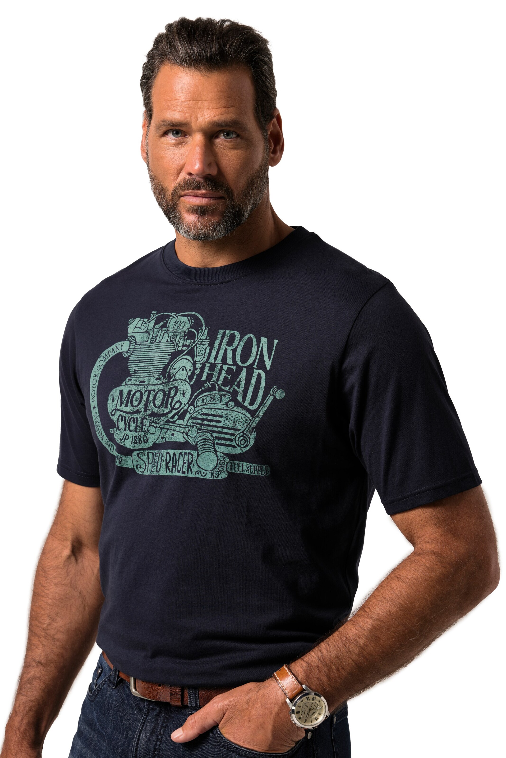 JP1880 Shirt in Blue: front