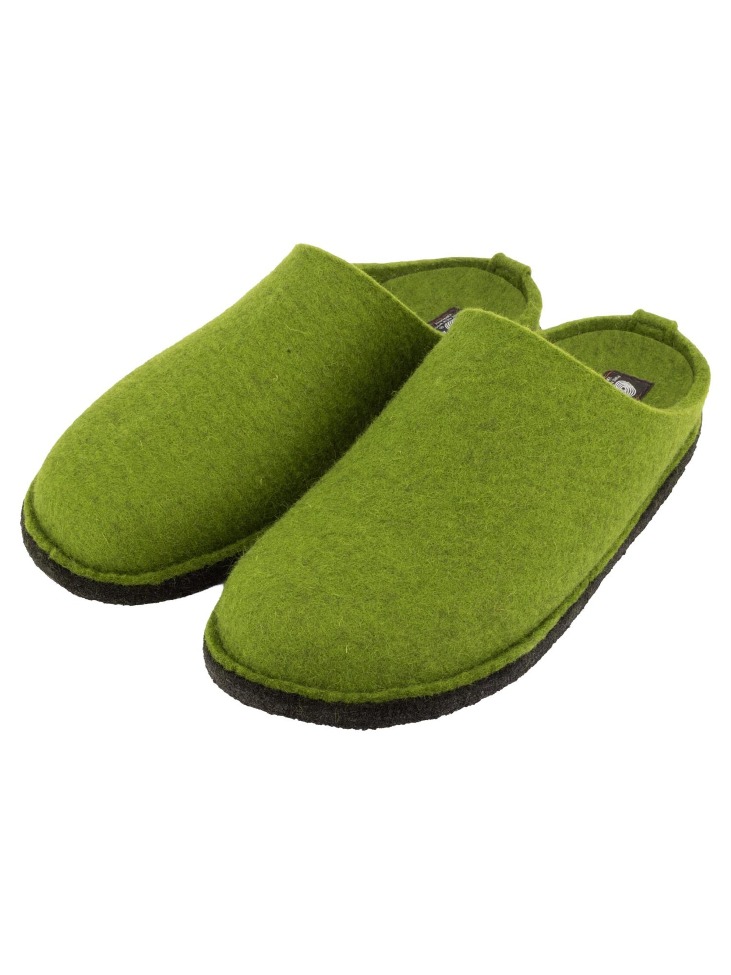HAFLINGER Mules 'Flair Soft' in Green
