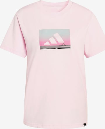 ADIDAS SPORTSWEAR Funkcionalna majica | roza barva: sprednja stran