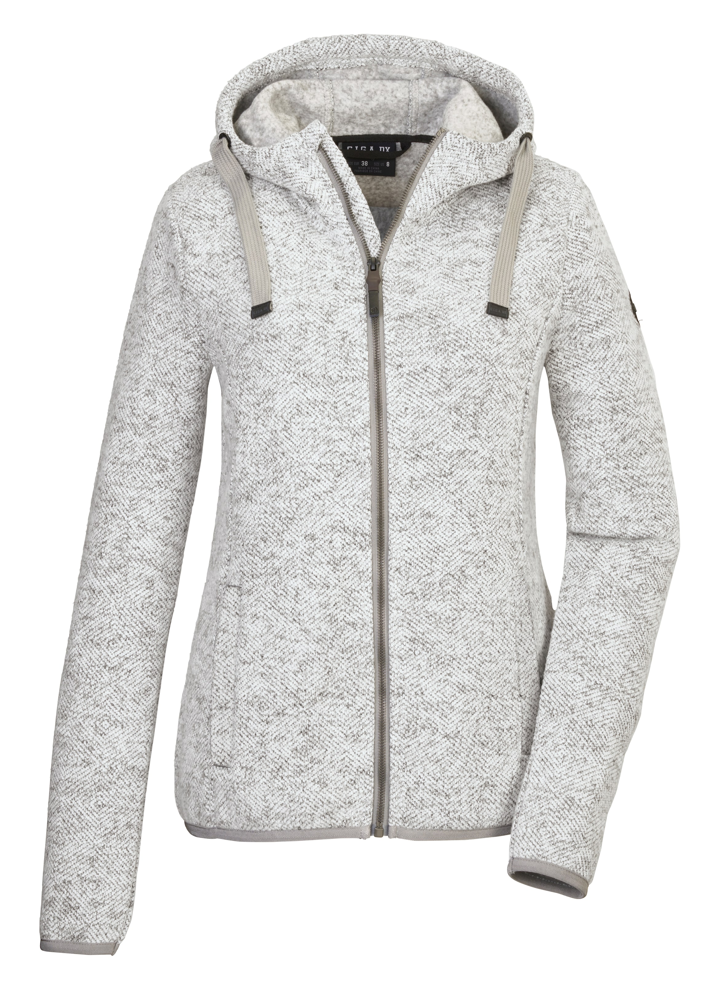 G.I.G.A. DX by killtec Funktionsfleecejacke in Grau: Vorderseite