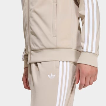 ADIDAS ORIGINALS - Casaco em moletão 'SST Track' em bege