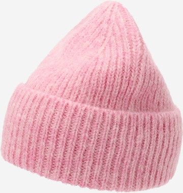 & Other Stories Beanie in Pink: front