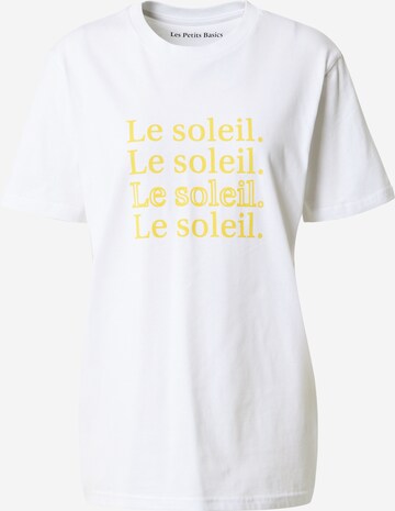 Les Petits Basics Shirt in Wit: voorkant