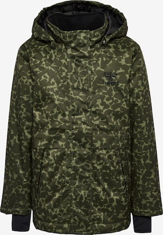 Veste de sport Hummel en vert : devant