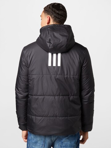 melns ADIDAS SPORTSWEAR Sporta jaka 'Bsc 3-Stripes Insulated'