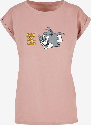 T-shirt 'Tom And Jerry - Simple Heads' ABSOLUTE CULT en beige : devant