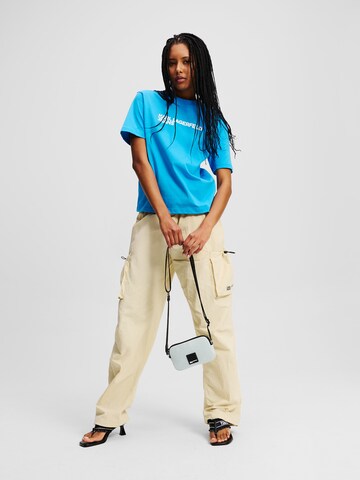 Regular Pantalon cargo KARL LAGERFELD JEANS en beige