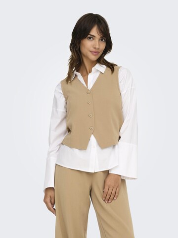 ONLY Vest 'ONLTHANA' in Beige: front