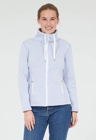 Weather Report Functionele fleece jas 'FREIDA' in Lila: voorkant