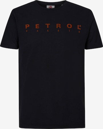 T-Shirt Petrol Industries en bleu : devant