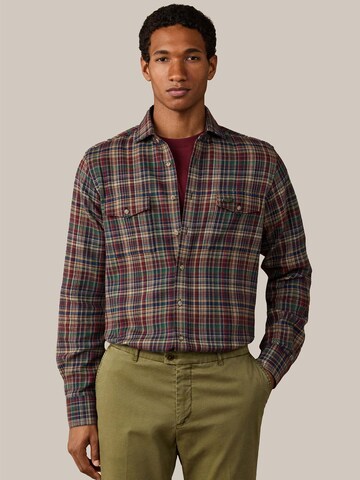 Regular fit Camicia 'Heritage Coutry' di Hackett London in blu: frontale