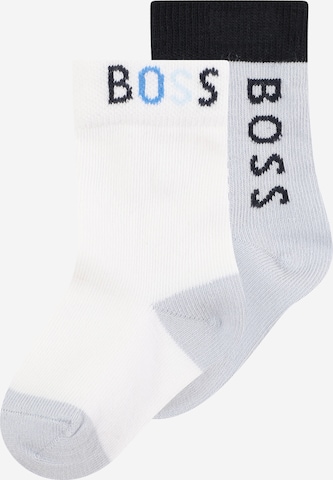 BOSS Kidswear Socks 'SOCKS(*2)' in Blue: front