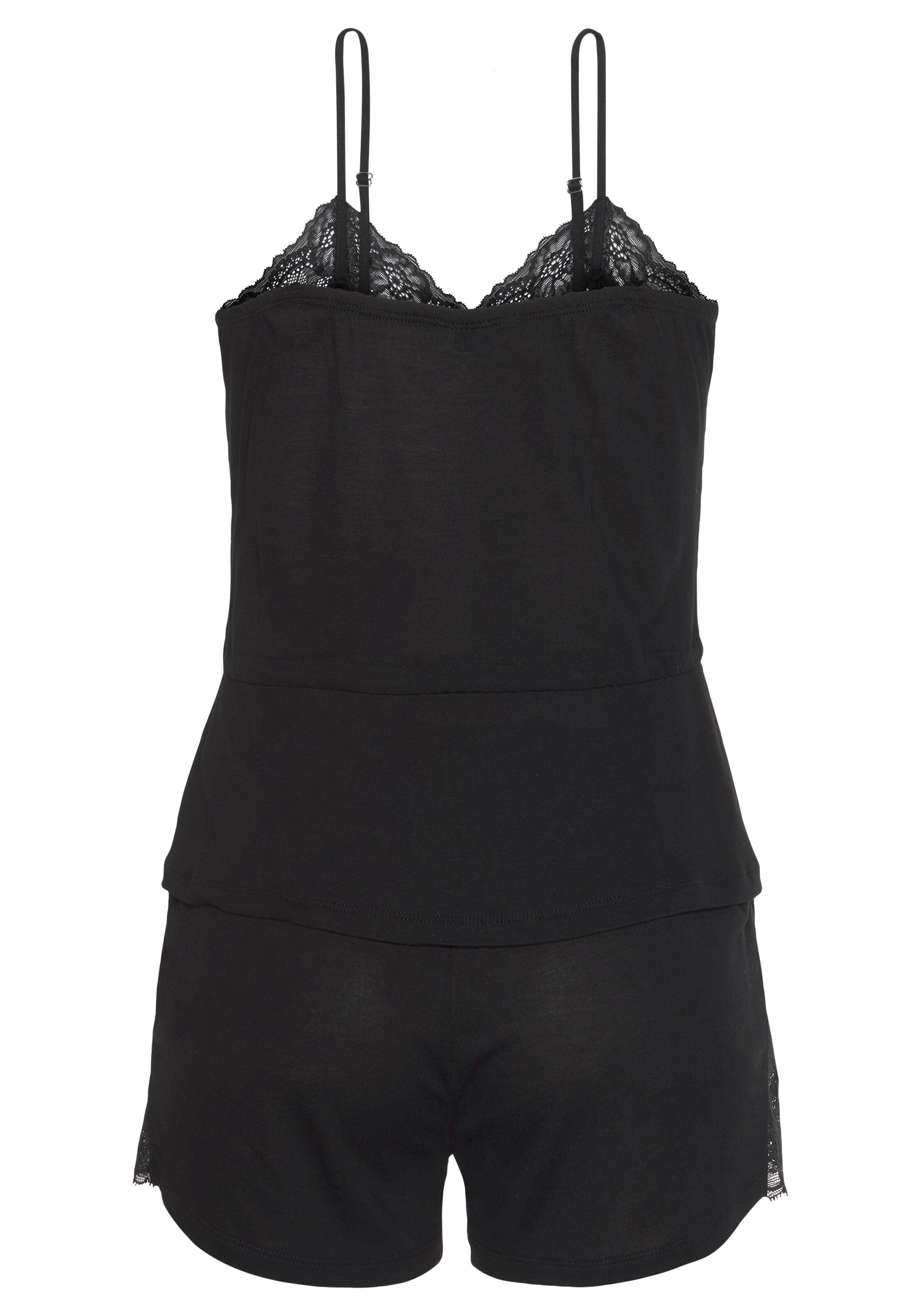 LASCANA Pyžamo – černá