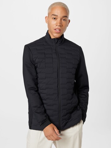 Veste de sport ADIDAS GOLF en noir : devant