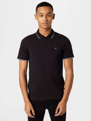 Calvin Klein Poloshirt in Schwarz: predná strana