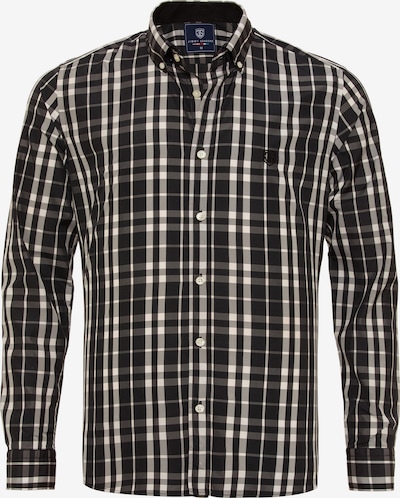 Jimmy Sanders Button Up Shirt in Grey / Black / White, Item view
