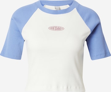Iriedaily - Camiseta en azul: frente